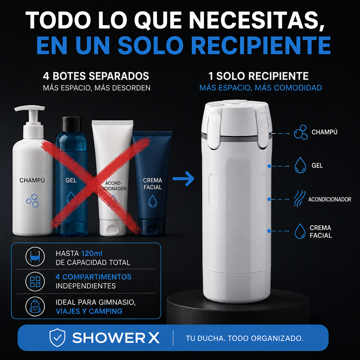 Dispensador 4 en 1